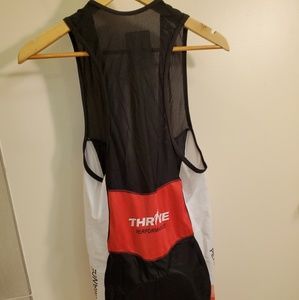 Thrive performance bicycling one piece padded nwt